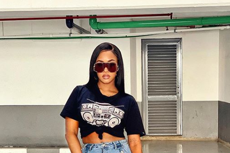 Tanasha Donna rocking a crop top (Instagram)