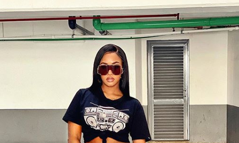 Tanasha Donna rocking a crop top (Instagram)