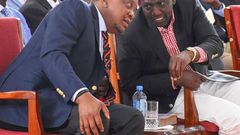 Uhuru Kenyatta and William Ruto