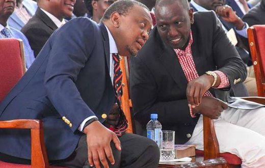 Uhuru Kenyatta and William Ruto