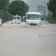 Reports said 75,000 residents were ordered to evacuate their homes, with nearly 100 people stranded