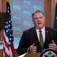 US Secretary of State Mike Pompeo addresses reporters at the State Department