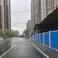 The market in Wuhan, China, where the new coronavirus was first detected has been sealed behind a tidy partition