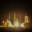 A file picture shows Iran launching the Zafar satellite, which failed to reach orbit on February 9, 2020