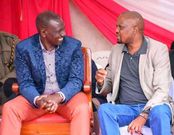 Moses Kuria and Deputy President William Ruto (Twitter)