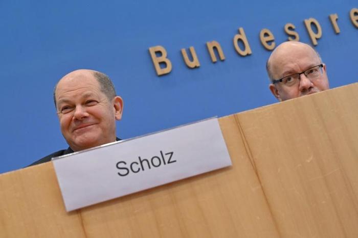 German Finance Minister and Vice-Chancellor Olaf Scholz and Economy Minister Peter Altmaier said the massive aid package announced was only the opening salvo
