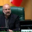 Mohammad-Bagher Ghalibaf pictured after being elected as Iran's parliament speaker on May 28