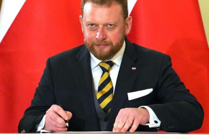 "One option would be to put this whole issue on hold for two years and really deal with the epidemic," said Minister Lukasz Szumowski (pictured November 2019)