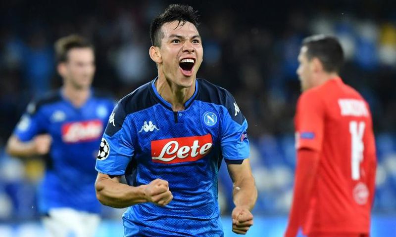 Hirving Lozano joined Napoli from PSV Eindhoven last August