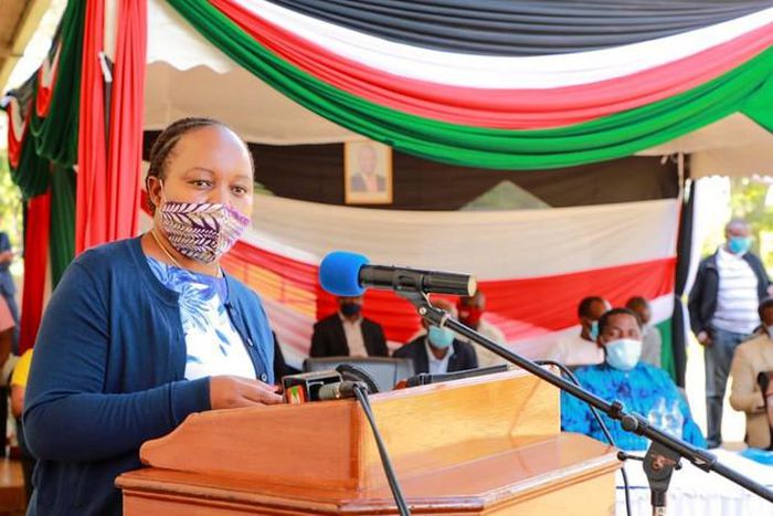Kirinyaga Governor Anne Mumbi Waiguru during a recent official function in her county