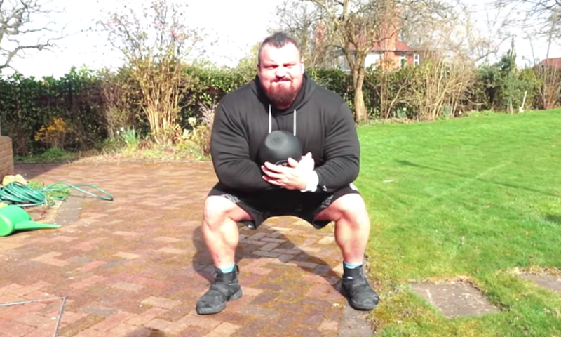 Eddie Hall Shares His HIIT Home Leg Day Workout