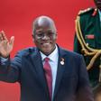 Coronavirus criticism: Magufuli, pictured in Pretoria last May at the inauguration of South African President Cyril Ramaphosa