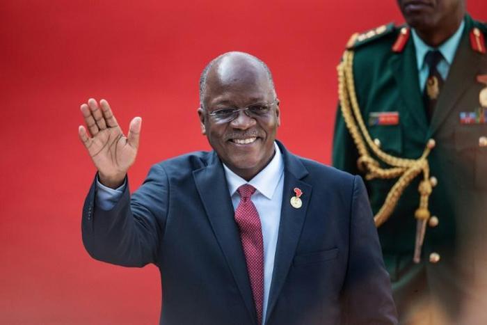 Coronavirus criticism: Magufuli, pictured in Pretoria last May at the inauguration of South African President Cyril Ramaphosa