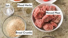 Recipe with a Pulselive twist: Ingredients for making Meatballs in tomato sauce