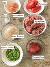 Recipe with a Pulselive twist: Ingredients for making Meatballs in tomato sauce