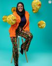 Amina Abdi's glamorous fashion