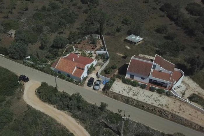 Aerial and ground images show the Portugal house where the suspect in the Madeleine McCann case lived at the time of her disappearance