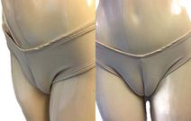 Camel toe underwear.