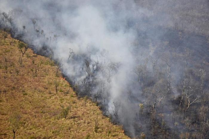 Bolivia registered 15,354 forest fires (similar to the one pictured in August 2019) in the first four months of 2019 -- a 35 percent increase on the same period the year before, the Friends of Nature Foundation (FAN) said