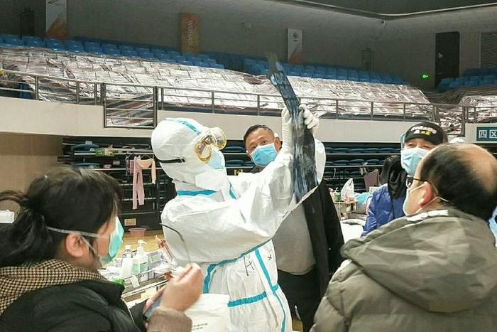 Ma Yonggang was called up in the middle of the night to help staff a makeshift hospital treating coronavirus patients