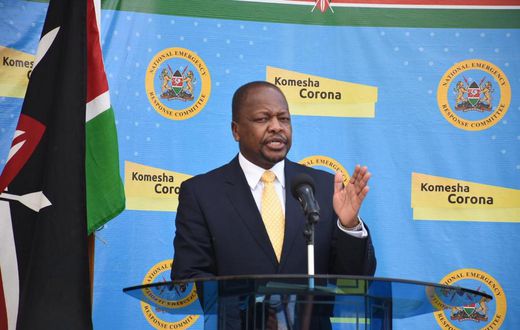 Cost of quarantine to be paid by the government starting today - Health CS Mutahi Kagwe