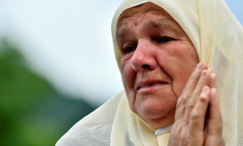 Mejra Djogaz, 71, lost her sons Omer, 19, and Munib, 21 during the massacre