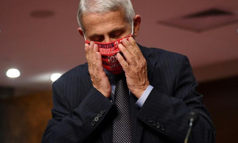 Anthony Fauci, director of the National Institute for Allergy and Infectious Diseases, warned Congress that the US was headed in the "wrong direction" on the pandemic