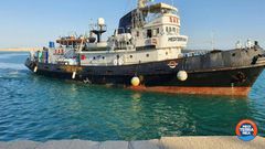 Charity group Mediterranea's Mare Jonio ship rescued 43 migrants on Wednesday, eight of whom tested positive for coronavirus