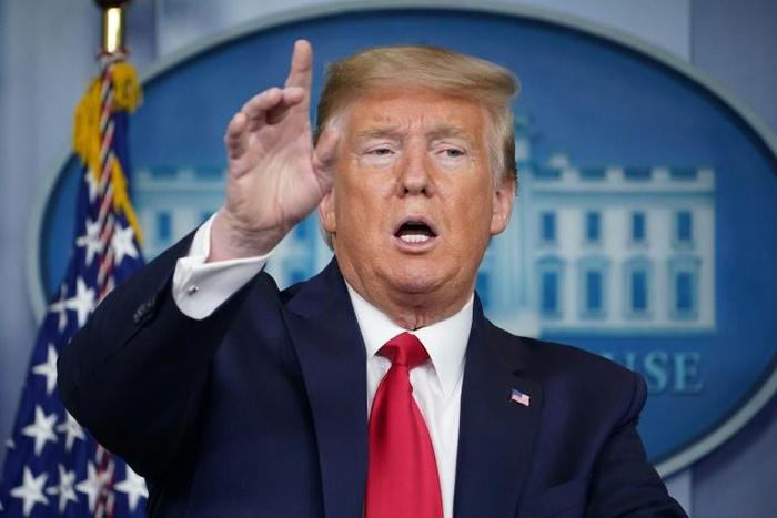 US President Donald Trump's coronavirus briefings are his show