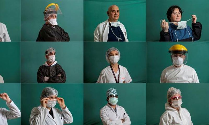 Turkey's medical teams have been on the frontline treating COVID-19 patients -- but the disease has been spreading, topping 34,000 cases and 725 deaths by Monday