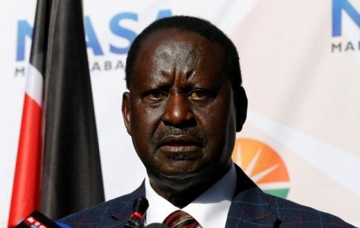 Former Prime Minister Raila Odinga
