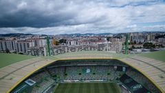 The Estadio Jose Alvalade, one of two stadiums in Lisbon scheduled to host matches in the Champions League final eight in August