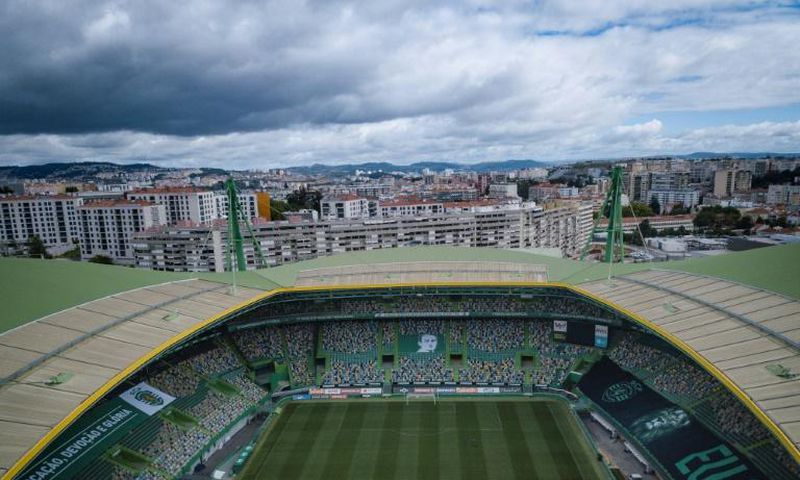 The Estadio Jose Alvalade, one of two stadiums in Lisbon scheduled to host matches in the Champions League final eight in August