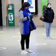 Waiting for trains at the Saint-Lazare railway station in Paris, France, on Monday.