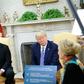 President Donald Trump and Florida Governor Ron DeSantis discussed new safety measures on international flights to the United States