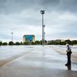 Havana's Revolution Square stands nearly empty on May Day 2020 as a precaution against the coronavirus pandemic -- the US has accused Cuba of not doing enough on counterterrorism