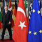 Turkish President Recep Tayyip Erdogan's (pictured Marc 9, 2020) move to open the gates for refugees heading to Europe came after more than 50 Turkish troops were killed in Syrian regime fire in northwestern province of Idlib in February 2020
