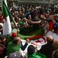 Algerian protesters gathered during a weekly anti-government demonstration in the capital Algiers on March 13 before the coronavirus outbreak halted such rallies