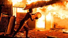 Fire razes down pangani shopping centre