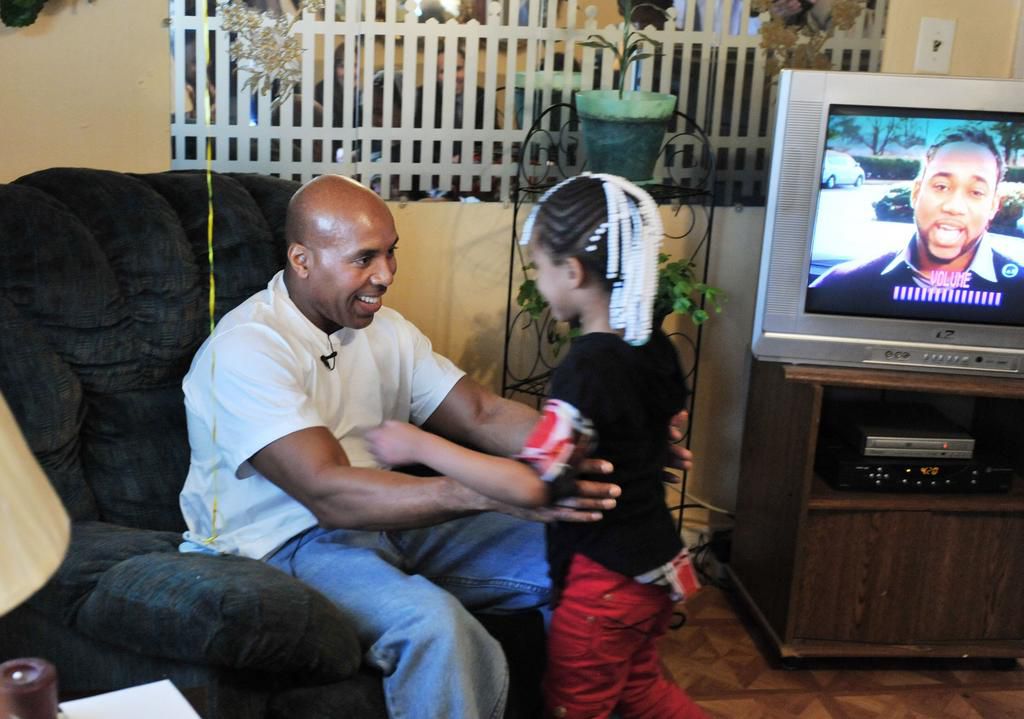 Thomas Haynesworth after his release from prison.