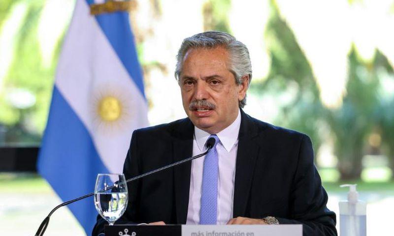 President Alberto Fernandez says Argentina would have 10,000 deaths if it had followed Brazil's approach to tackling the coronavirus