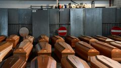 The endless flood of victims forced the city of Bergamo at Italy's northern epicentre of the pandemic to send still more bodies to less burdened crematoriums