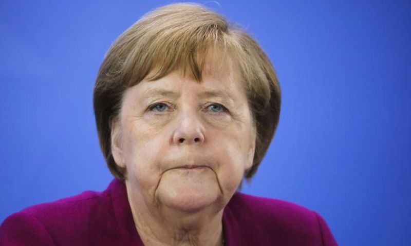 In a speech outlining Germany's priorities when it takes over the EU's rotating presidency in July 2020, Chancellor Angela Merkel said the economic and social upheaval from the pandemic has turned the world upside down
