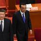 Chinese President Xi Jinping (L) and Premier Li Keqiang (R) arrive for the opening session of the Chinese People's Political Consultative Conference (CPPCC) at the Great Hall of the People in Beijing on May 21, 2020