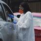 South Africa has started drive-through tests for the coronavirus, but the high cost -- more than $50 -- is beyond the means of most people