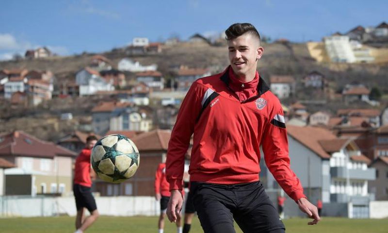 Serbian teenager Ilija Ivic just wants to play football