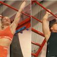 Watch a Bodybuilder Take on a Gymnast in Ninja