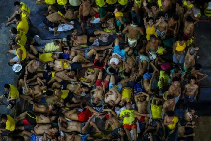 The overcrowding at Quezon City Jail is a problem seen in prisons across the Philippines