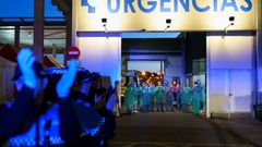 Many medical staff in Spain are close to breaking point because large numbers of them have fallen sick