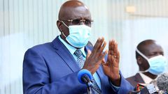 Education CS George Magoha says there will be no social distancing when schools reopen in January